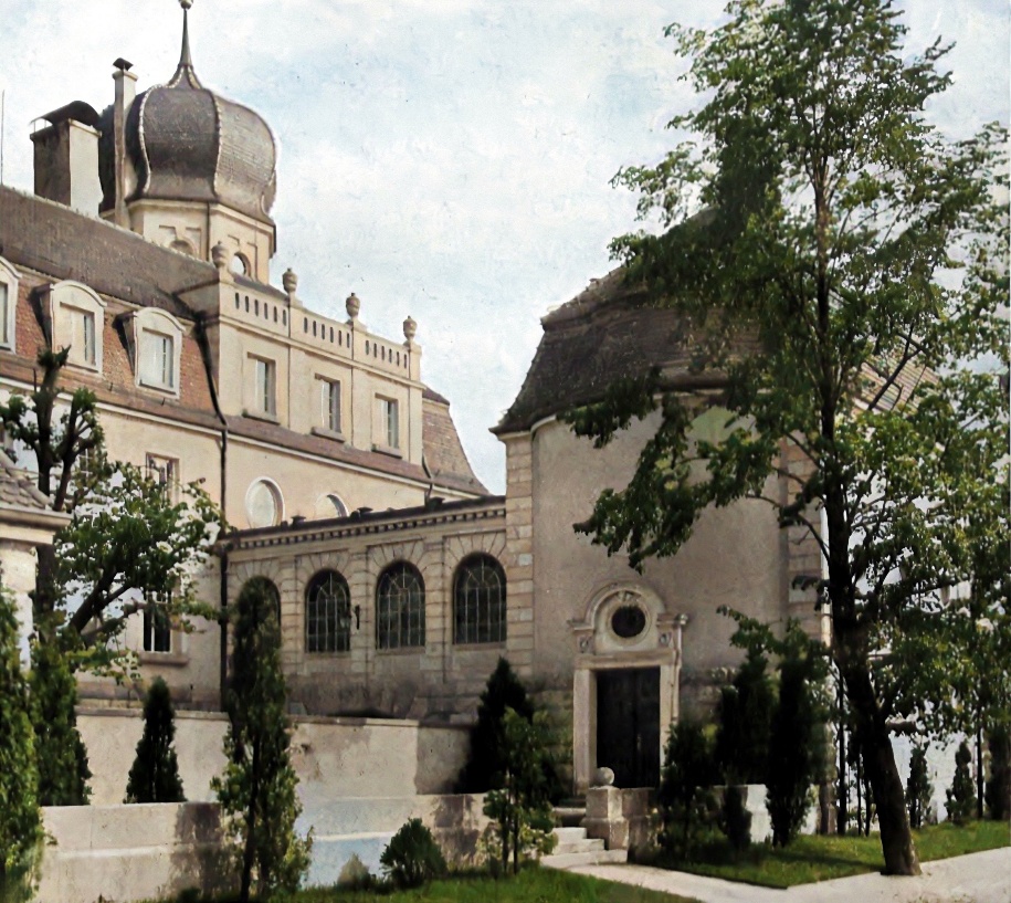 E:\Zgrane z laptopa Asus 9 11 24\HISTORIA\Dzieje Tworoga\Tablice Gmina\Pałac w Brynku\Schloss_Brynneck_Kapelle-Enhanced-Colorized.jpg